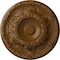 Ekena Millwork Granada Ceiling Medallion (Fits Canopies up to 7 1/8"), Hand-Painted Smokey Topaz, 19"OD x 1 1/2"P CM19GASTF - alternate 1